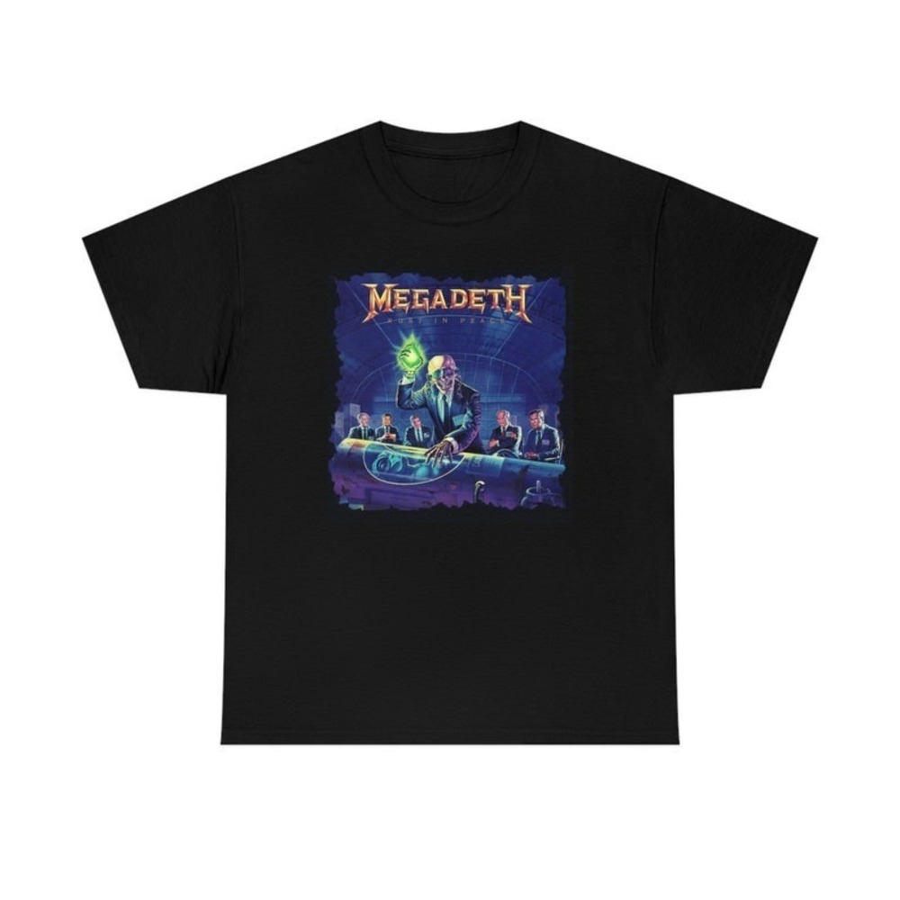 Megadeath Rust In Peace Thrash Metal Music Lover Shirt Music TShirt